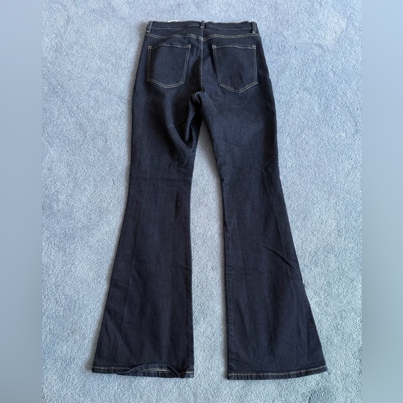 Banana Republic Premium Denim Dark Wash High Rise Flare Jeans waist 29 - Picture 9 of 9